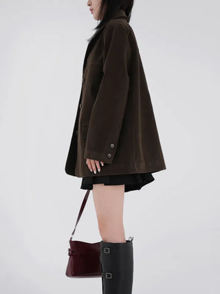 Sirang Suede Collar Jacket