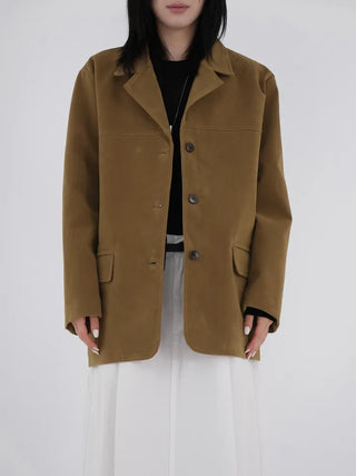 Sirang Suede Collar Jacket