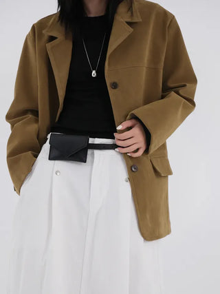 Sirang Suede Collar Jacket