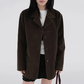 Sirang Suede Collar Jacket