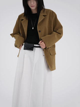 Sirang Suede Collar Jacket