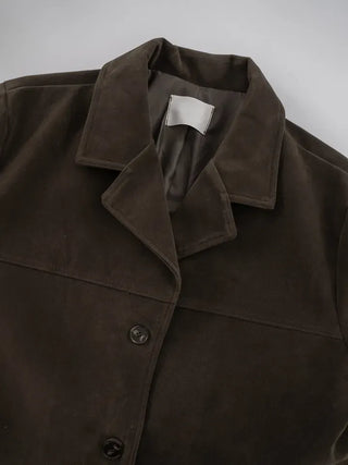 Sirang Suede Collar Jacket