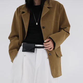 Sirang Suede Collar Jacket
