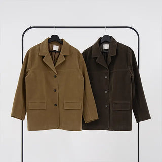 Sirang Suede Collar Jacket
