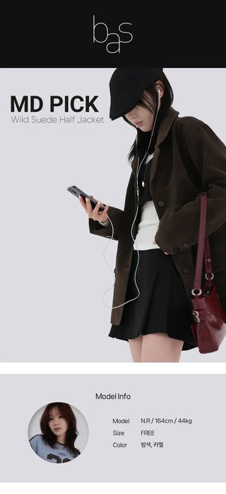 Sirang Suede Collar Jacket