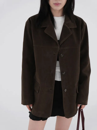 Sirang Suede Collar Jacket