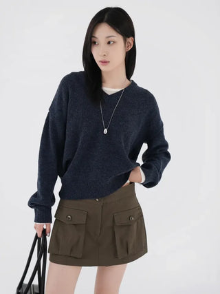 Pael Basic V-neck Knit
