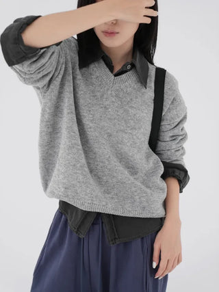 Pael Basic V-neck Knit