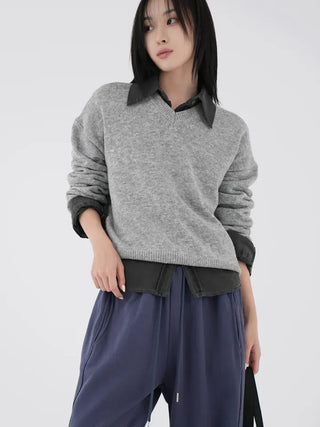 Pael Basic V-neck Knit