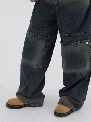 Lucien Knee Cover Gradient Denim