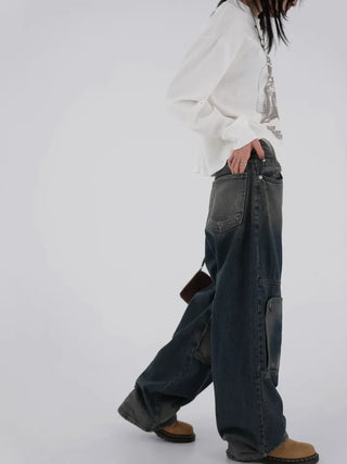 Lucien Knee Cover Gradient Denim
