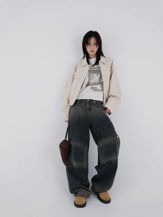 Lucien Knee Cover Gradient Denim