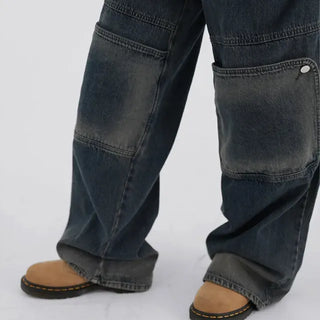 Lucien Knee Cover Gradient Denim