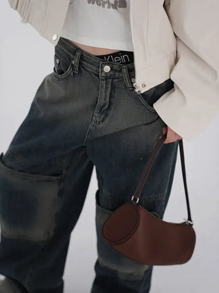 Lucien Knee Cover Gradient Denim