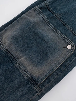 Lucien Knee Cover Gradient Denim