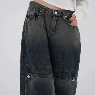 Lucien Knee Cover Gradient Denim