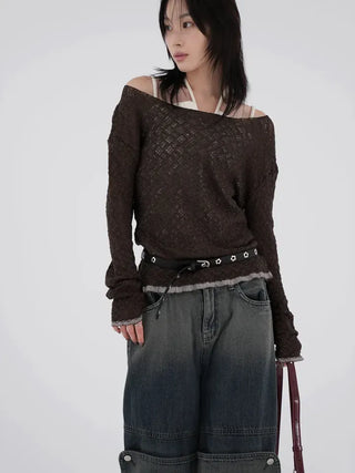 Lucien Knee Cover Gradient Denim