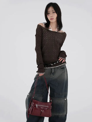 Lucien Knee Cover Gradient Denim