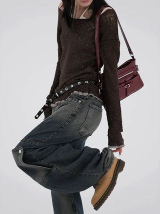Lucien Knee Cover Gradient Denim