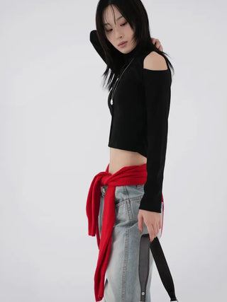 Ilia Paula shoulder cutout top