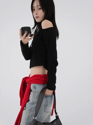 Ilia Paula shoulder cutout top