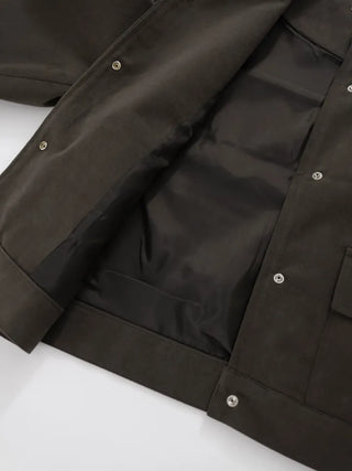 Leme Cotton Cropped Button Jacket