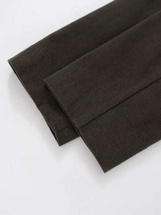 Leme Cotton Cropped Button Jacket