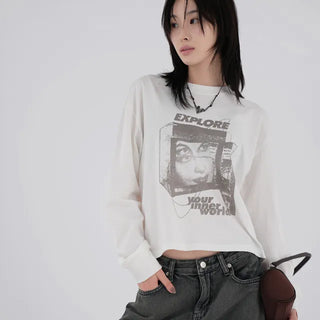 Youth World Printed Long Sleeve T-shirt