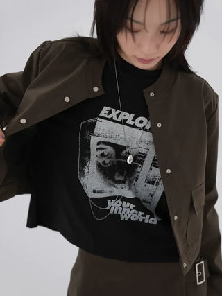 Youth World Printed Long Sleeve T-shirt