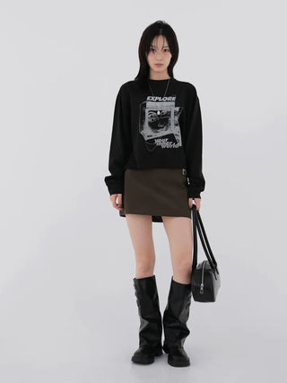 Leel Cotton Miniskirt