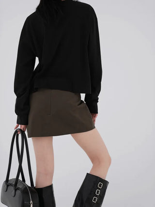 Leel Cotton Miniskirt
