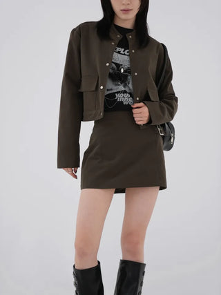 Leel Cotton Miniskirt
