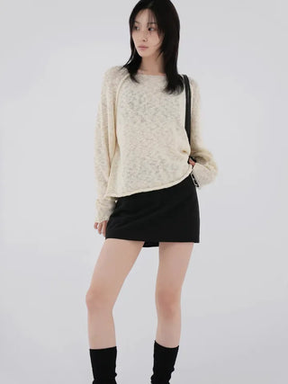 Leel Cotton Miniskirt