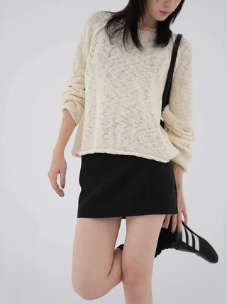 Leel Cotton Miniskirt