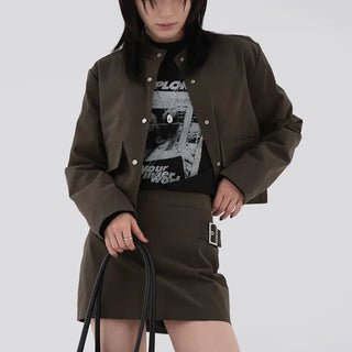 Leel Cotton Miniskirt