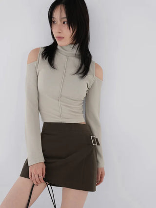 Leel Cotton Miniskirt