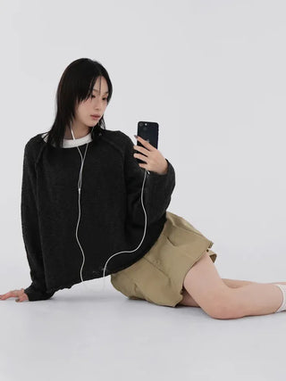 Tiver boatneck knit t-shirt