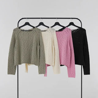 Tiver boatneck knit t-shirt