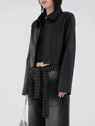 Bucky Slit Crop T-shirt