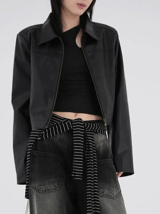 Bucky Slit Crop T-shirt