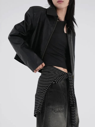 Bucky Slit Crop T-shirt