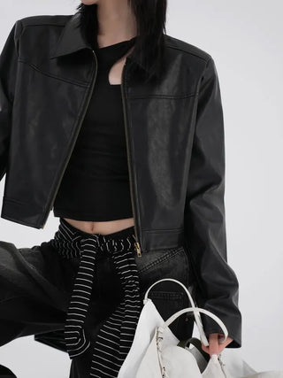 Bucky Slit Crop T-shirt