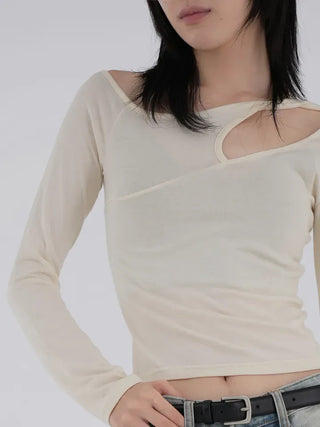 Bucky Slit Crop T-shirt