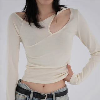 Bucky Slit Crop T-shirt