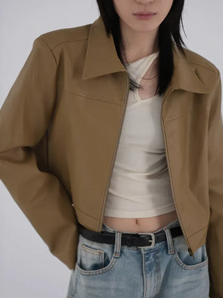 Bucky Slit Crop T-shirt