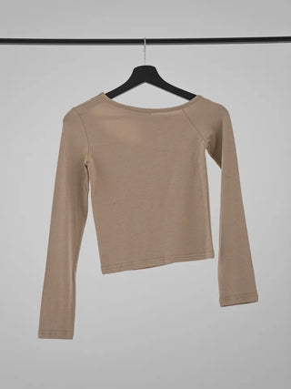 Bucky Slit Crop T-shirt