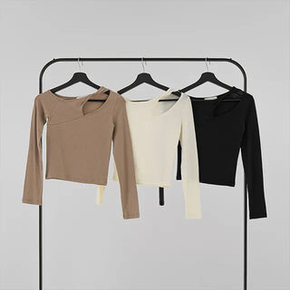 Bucky Slit Crop T-shirt