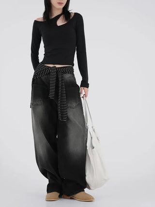 Bucky Slit Crop T-shirt
