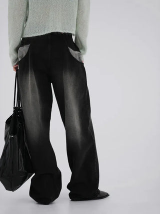 Evan Diagonal Front Pocket Washed Pants