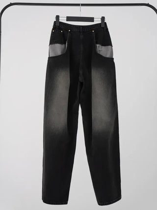 Evan Diagonal Front Pocket Washed Pants